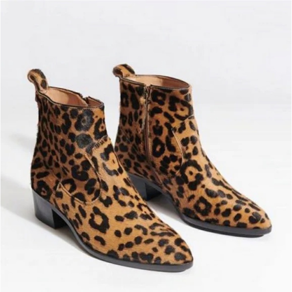 ✨NIB✨ VERONICA BEARD Tanner Ankle Boot in Leopard Sz 7.5M